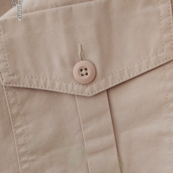 'VANS' OFF THE WALL Pastel Pink Cropped Jacket Size XS/S 100% Cotton NWT - Picture 10 of 14